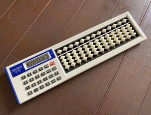 昭和レトロ品　1981年　シャープ　そろばん付き電卓　ソロカル　EL-428 ジャンク品　送料無料