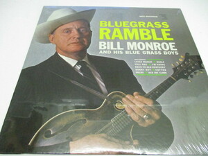 即決　ビルモンロー BILL MONROE 　ブルーグラス BLUEGRASS RAMBLE　 LP盤