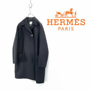 2020SS HERMES by Nadge Vanhe-Cybulski エルメス ナデージュ シェーヌダンクル ジャケット コート size 36 1205942