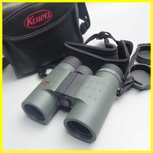 □KOWA/コーワ 双眼鏡 8倍 32mm/BD32-8/カーキ/実視界7.5°/収納ケース・説明書付き/バードウォッチング&1973000004