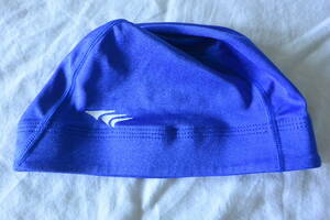 キッズ水泳キャップ　フリーサイズ（54センチ〜59センチ）ブルー