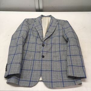 送料無料★MAISON Re TAILOR★テーラードジャケット チェック柄ジャケット★メンズMサイズ#60209sjj6