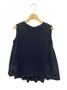 フォクシーブティック Cotton Combo Knit Top 39449 トップス ニット 38 ネイビー ITQIPUCIXC9S