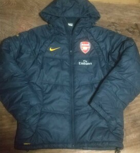 値下交渉 08-09 / 09-10 アーセナルFC NIKE FIT STORM パデットジャケット 検)2008 2009 2010 ARSENAL GUNNERS PADDED JACKET ガナーズ Y2K