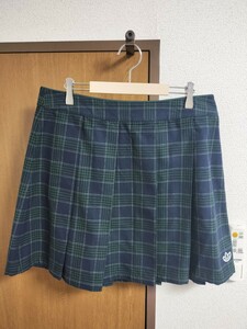 【未使用】アディダス　チェックミニスカート　2XL