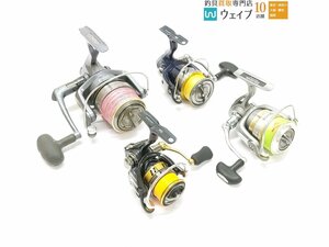 ダイワ 18 レガリス LT 2000S-XH、クレスト LT 5000-CXH、レブロス MX 3000、クロスキャスト 4000 4台セット