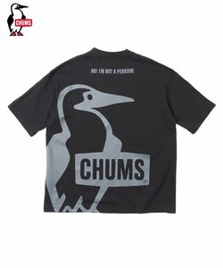 CHUMS Oversized Booby T-Shirt Blackチャムス オーバーサイズド ブービー Tシャツ（メンズ）ブラック／黒 CH01-2356／XXL／2XL