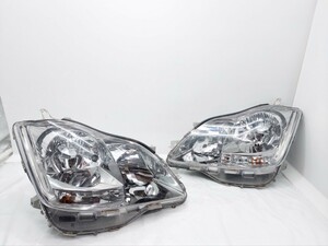 くすみ無し 18系 クラウン ロイヤル ヘッドライト 左右セット HID 点灯確認済 GRS180 182 ゼロクラ STANLEY 30-301 刻印C ランプ ☆☆