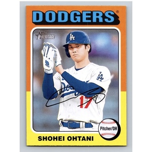 2024 最新!! ドジャース 大谷翔平 Shohei Ohtani Topps Heritage #371 / エンゼルス ドジャーズ 移籍 記念 MVP ジャージ サイン等