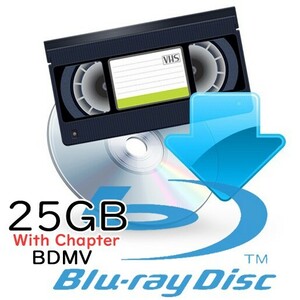 [BDR_25GB]_VHS(1本or複数本収録)or Blu-ray or その他メディア →→ [Blu-ray_25GBへ書込み] デジタル化 変換 ブルーレイ [Ota.kikaku]