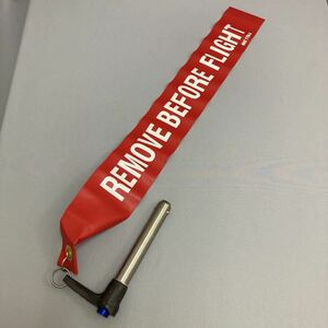 【米軍実物】航空機用セーフティーピン　RBF (REMOVE BEFORE FLIGHT)フラッグ付き③