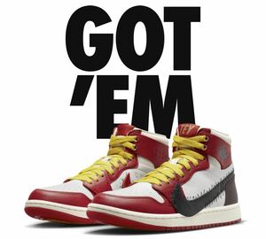 【新品・未使用・27.5】NIKE W AIR JORDAN 1 ZM AIR CMF 2 SP / ナイキ ジョーダン US9.5 FJ0604-601 Teyana Taylor 国内正規 黒タグ付き