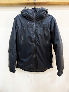 C55★URBAN RESEARCH×NANGA/アーバンリサーチ ナンガ別注iD AURORA 3LAYER DOWN ダウンジャケット ブラック メンズ Lサイズ 良品 ★