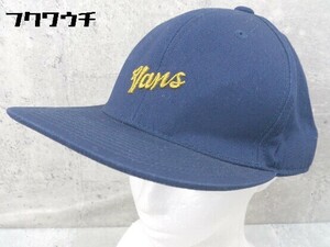 ◇ VANS バンズ スナップバック ベースボールキャップ 帽子 ネイビー FREE メンズ