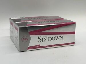 【新品未開封】SIX DOWN シックスダウン 30日分×2個セット 60日分 機能性表示食品 ダイエット サプリ ※賞味期限2026/07 ⑤