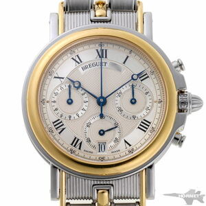 BREGUET ブレゲ マリーン クロノグラフ コンビ オートマチック 3460 SA SS / 750YG メンズ 時計 2010056