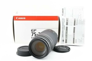 ★☆Canon キャノン Zoom Lens EF 75-300mm F/4-5.6 Ⅲ 元箱 #6076☆★