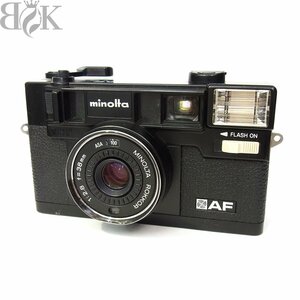 ミノルタ ハイマチック HI-MATIC AF フィルムカメラ MINOLTA ROKKOR 1:2.8 f=38mm 動作未確認 長期保管品 minolta 〓