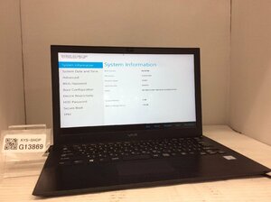 ジャンク/ VAIO VJPB11 Intel Core i3-6100U メモリ4.1GB SSD128.03GB 【G13869】