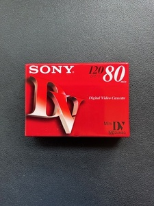【新品未使用】SONY MiniDV (ミニDVデジタルビデオカセット)80 min DVM80R3