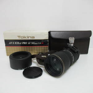 カメラ Tokina 80-200mm AT-X PRO F28 カメラレンズ 箱 ケース付き 動作未確認 80サイズ発送 p-2632731-283-mrrz