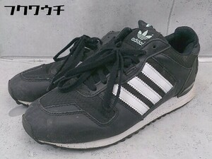 ◇ adidas アディダス S78938 ZX 700 W スニーカー シューズ サイズ23cm ブラック レディース