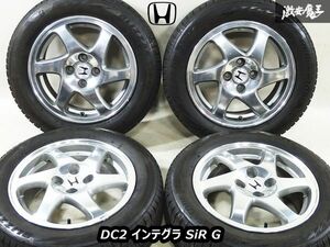 激レア!!●ホンダ 純正 DC2 インテグラ SiR-G 15インチ 6J ＋45 4穴 PCD100 ホイール 4本セット 手裏剣 ブレード 即納 EK4 EG6 シビック