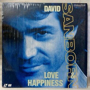 ★★LD DAVID SAMBORN LOVE & HAPPINESS ★ シュリンク付 ★レーザーディスク [2459RP