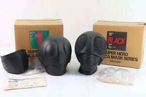 仮面ライダー スーパーヒーローレプリカマスクシリーズ 一号 BLACK 1/1スケール ソフトビニール モデルキット 海洋堂 3582-U
