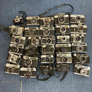 【A33】計30個　レンジファインダー カメラ　まとめ売りCanon Nikon Yashica Petri Konica Fujica など　ジャンク品　