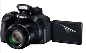 11-23-01【高光沢タイプ】Canon PowerShot SX60 HS用 指紋防止 反射防止 気泡レス カメラ液晶保護フィルム