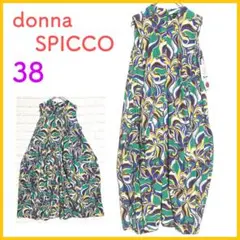 《donna SPICCO》ドンナスピッコ　ロングワンピース　フランス製生地使用