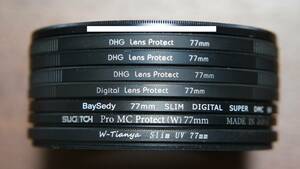 [77mm] マルミ marumi DHG Lens ProtectやW-Tianya Slim UV 実用薄枠保護UVフィルター 880円/枚