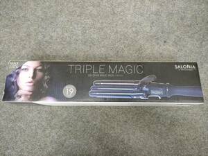 SALONIA TRIPLE MAGIC WAVE IRON 　ヘアアイロン 　SL-001 　2014年製　※動作未確認