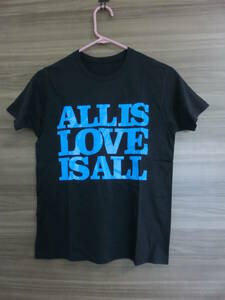 送料無料☆レアもの！DJ保坂壮彦「ALL IS LOVE IS ALL」Tシャツ♪黒☆未使用新品