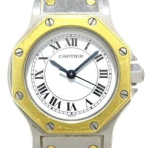 Cartier(カルティエ) 腕時計 サントスオクタゴンSM レディース SS×K18YG 白
