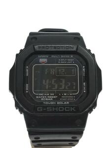 CASIO◆ソーラー腕時計/デジタル/ラバー/BLK/GW-M5610