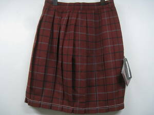新品 MARUSHU 磨・留・珠 プリーツスカート ミニスカート チェック 赤 レッド サイズ160cm