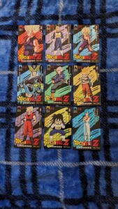 ドラゴンボールZてれびでんわカードダス9枚セット美品当時品絶版