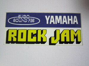 ROCK JAM ステッカー　YAMAHA SUGO