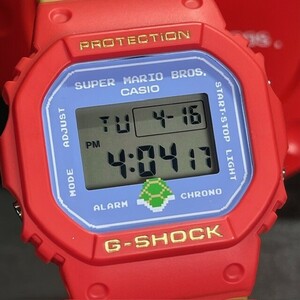 限定 新品 CASIO G-SHOCK カシオ ジーショック DW-5600SMB-4JR 腕時計 クオーツ アナログ デジタル スーパーマリオブラザーズ コラボ