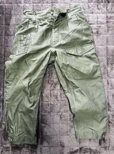 Nigel Cabourn◆BRITSH ARMY PANT/カーゴパンツ/36/コットン/GRN/ ブリティッシュアーミーパンツ 8040-00-50030 廃盤生地 イギリス軍 