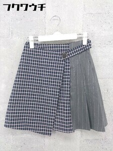 ◇ REDYAZEL レディアゼル キュロット スカート パンツ サイズS グレー系 ネイビー系 レディース