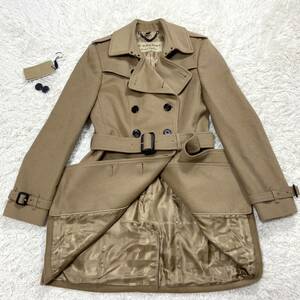 ☆未使用☆ BURBERRY カシミヤ混　ノバチェック　ウール　トレンチコート