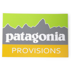 パタゴニア プロビジョンズ キャンペーン ステッカー 黄色 A Patagonia PROVISIONS シール デカール 非売品 カスタム フード 食品 A 新品