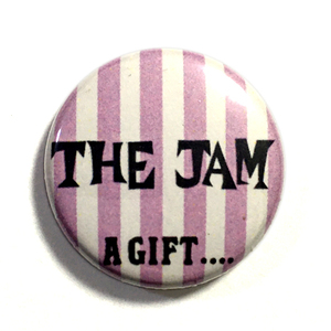 缶バッジ 25mm The Jam Gift ジャム ギフト ≪stripe≫ Paul Weller ポールウェラー Style Council MODS モッズ Punk Power Pop