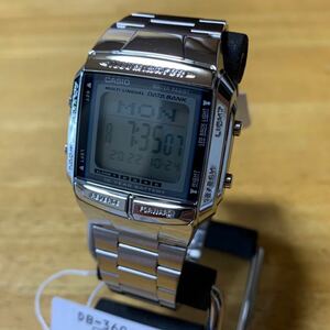 【新品・箱なし】カシオ CASIO データバンク DATA BANK デジタル メンズ デュアルタイム 腕時計 DB-360-1A 液晶