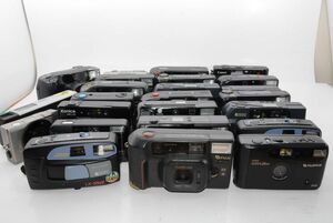 【訳あり】ジャンク コンパクトフィルムカメラ 24台まとめて Panasonic RICOH OLYMPUSなど色々　#e8263