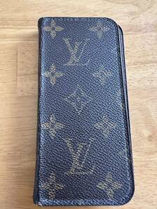 LOUIS VUITTON ルイヴィトン アイフォン iPhone7 iPhone8 SE フォリオ レザー スマホ カバー モノグラム ローズ スマホケース　付属品なし