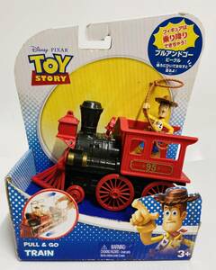 TOY STORY「プルアンドゴービークル・ウッディ」★PULL & GO TRAIN with WOODY★ディズニー/ピクサー